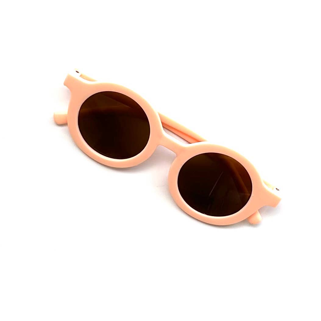 Retro Round Kids Sunglasses Matt Finish: Sage