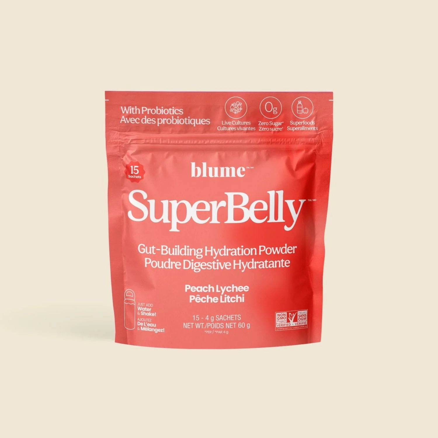 SuperBelly Peach Lychee