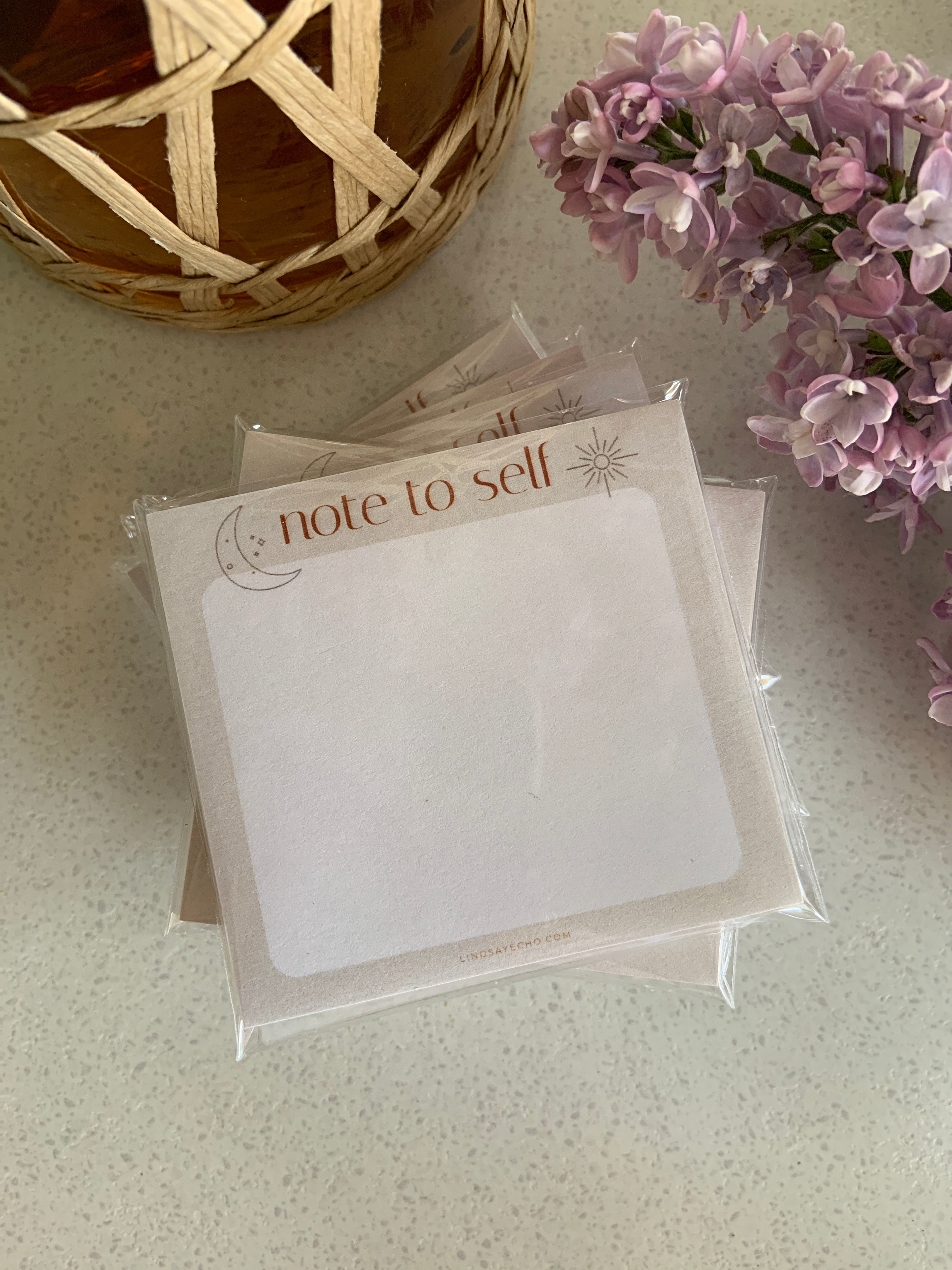 "Note to Self" Sticky Notes