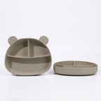 Silicone Bear Plate: Rose