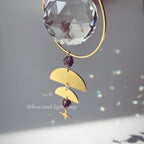 ESTELLA Celestial Suncatcher + Amethyst Crystal Beads