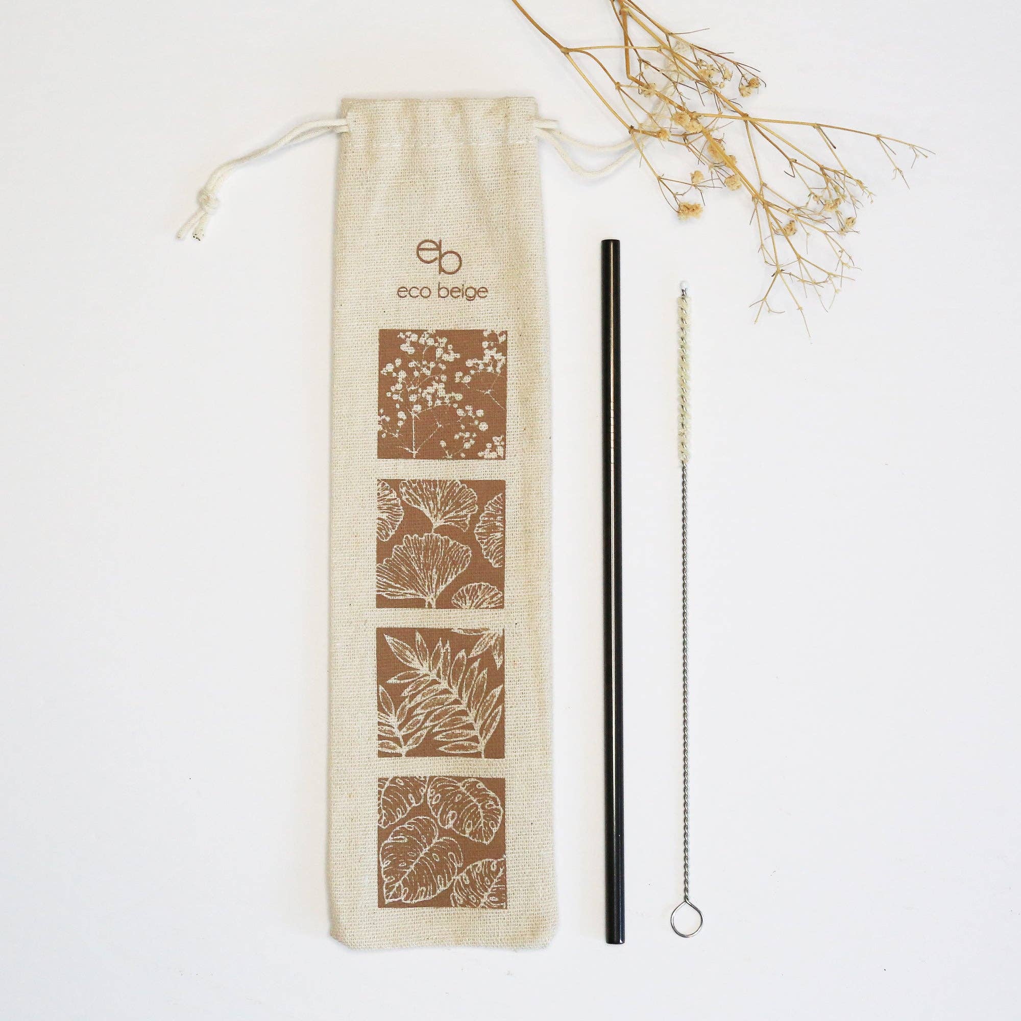 Reusable Drinking Straw: Black