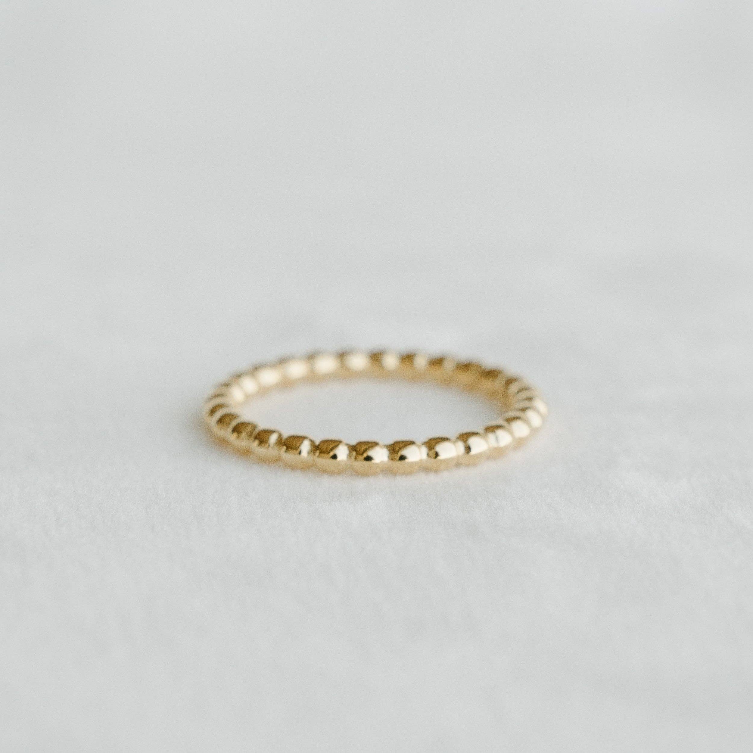 Beaded Band Ring: 6