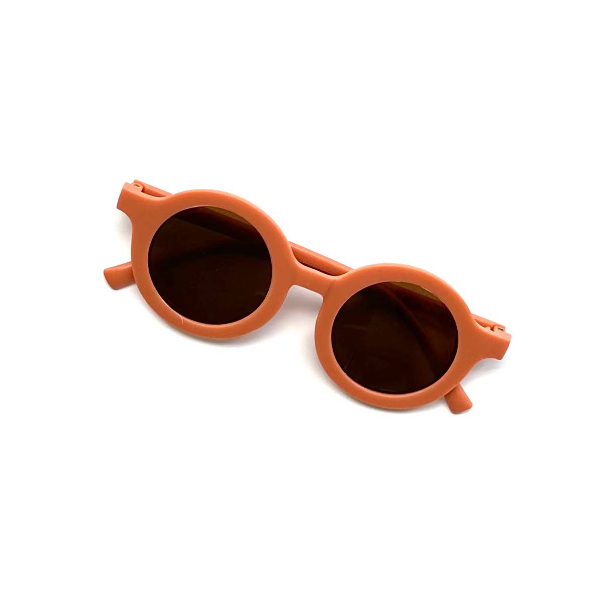 Retro Round Kids Sunglasses Matt Finish: Sage