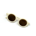 Retro Round Kids Sunglasses Matt Finish: Sage