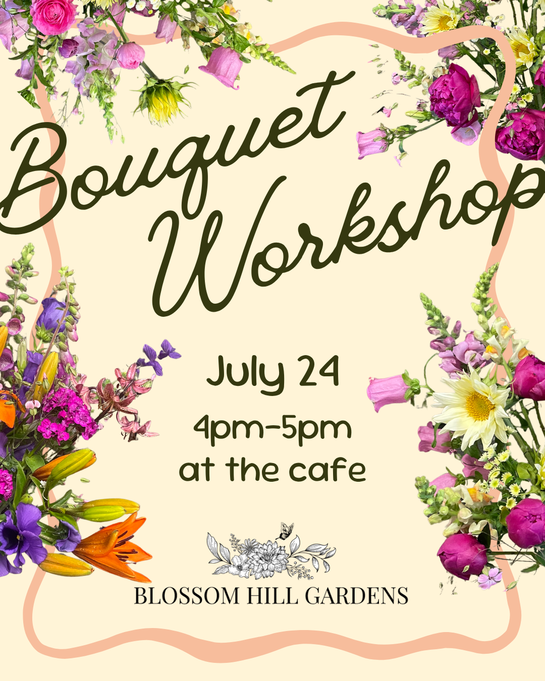 Bouquet Workshop - July 24th