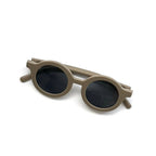 Retro Round Kids Sunglasses Matt Finish: Sage