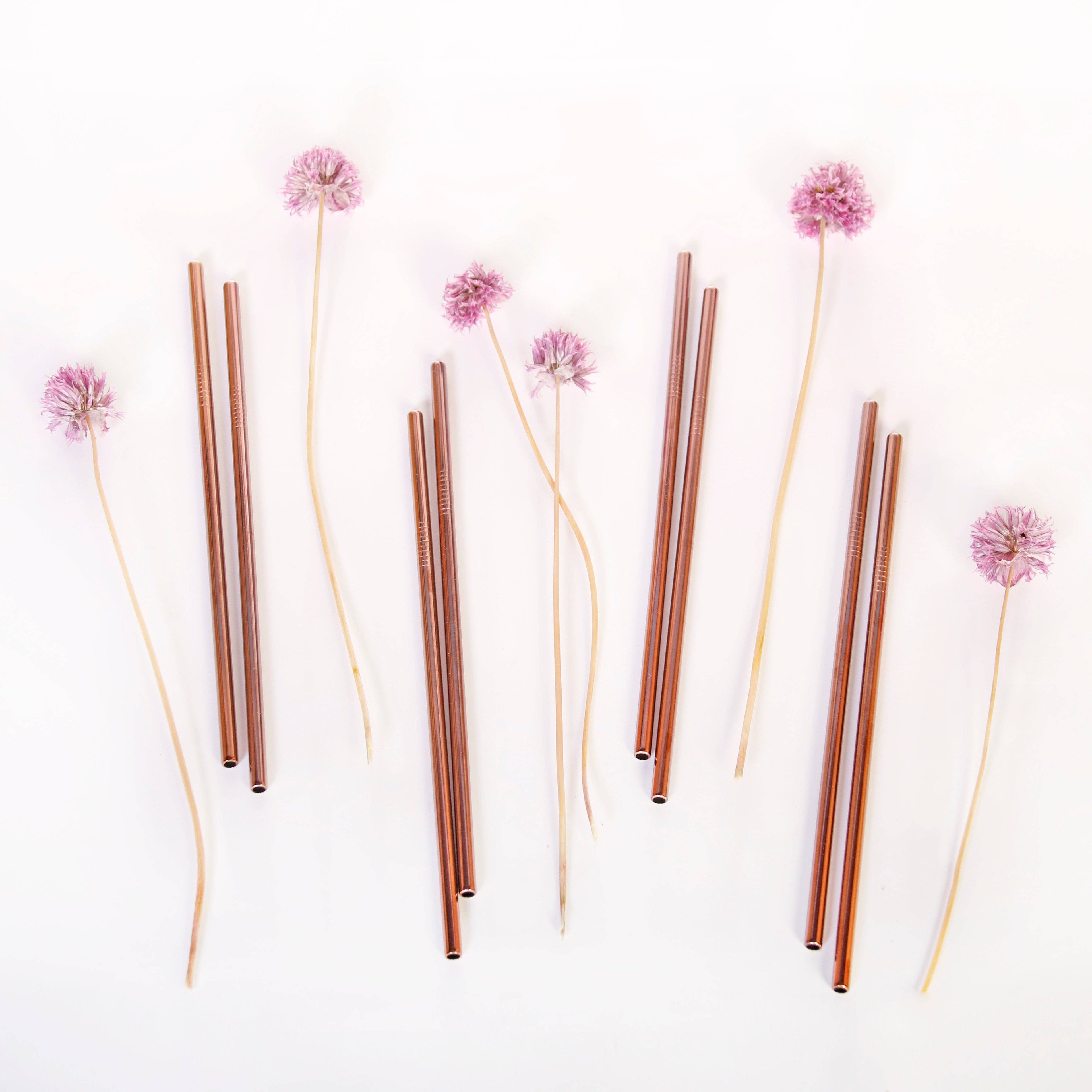 Reusable Drinking Straw: Rose Gold